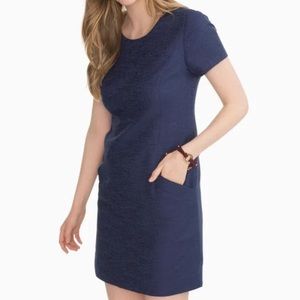 NWT Southern Tide Navy Tweed Dress (2)